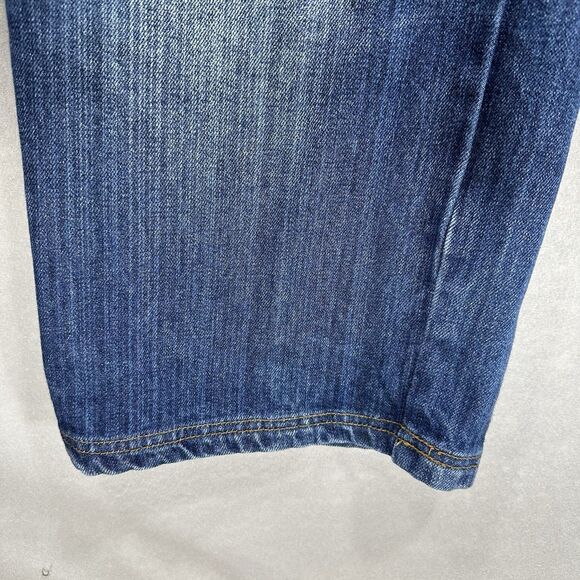 Vintage UNK San Antonio Spurs NBA Jeans 36 Two-Sided Embroidered Patches Y2K - Picture 10 of 16